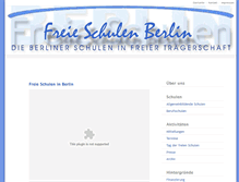 Tablet Screenshot of freie-schulen-berlin.de
